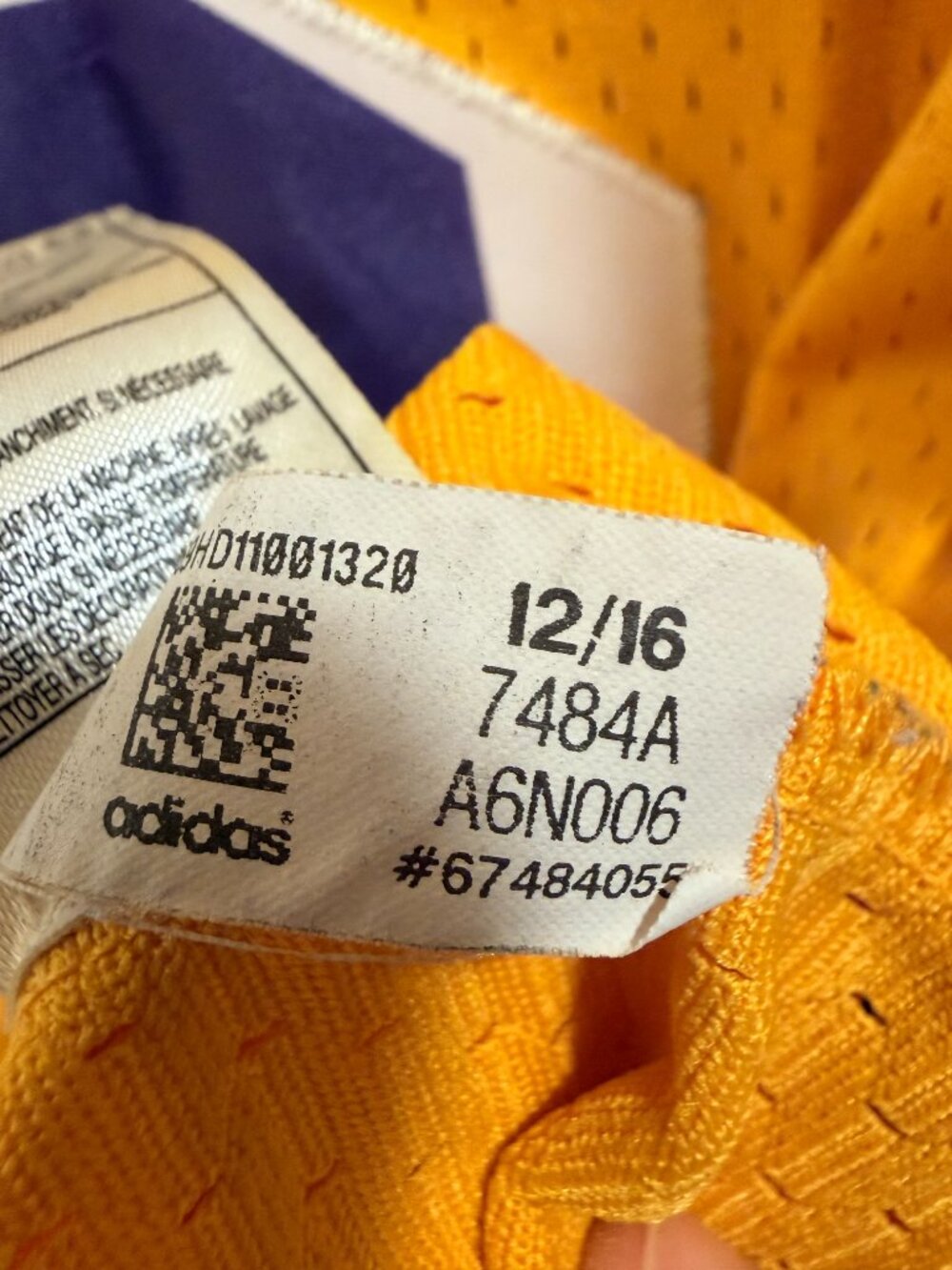 Adidas Kobe Bryant #8 Lakers Hardwood Classics Jersey XL +2 - Picture 14 of 16